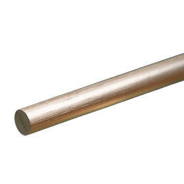K & S Metals - Round Aluminum Rod: 1/4" OD x 12" Long - Hobby Recreation Products