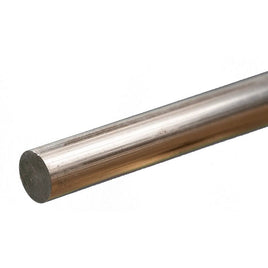 K & S Metals - Round Aluminum Rod: 3/8" OD x 12" Long - Hobby Recreation Products