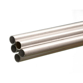 K & S Metals - Round Aluminum Tube: 1/4" OD x 0.014" Wall x 36" Long - Hobby Recreation Products