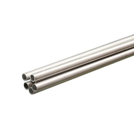 K & S Metals - Round Aluminum Tube: 3/16" OD x 0.014" Wall x 36" Long - Hobby Recreation Products