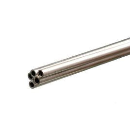 K & S Metals - Round Aluminum Tube: 3/32" OD x 0.014" Wall x 36" Long - Hobby Recreation Products