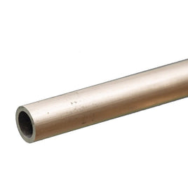 K & S Metals - Round Aluminum Tube: 3/8" OD x 0.049" Wall x 12" Long - Hobby Recreation Products