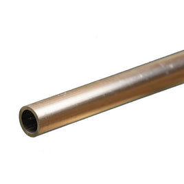 K & S Metals - Round Aluminum Tube: 5/16" OD x 0.035" Wall x 12" Long - Hobby Recreation Products