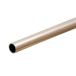K & S Metals - Round Aluminum Tube: 5/8" OD x 0.029" Wall x 12" Long - Hobby Recreation Products