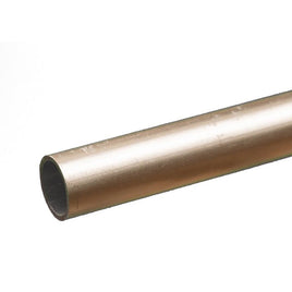 K & S Metals - Round Aluminum Tube: 7/16" OD x 0.035" Wall x 12" Long - Hobby Recreation Products