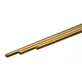 K & S Metals - Round Brass Rod: 1/16" OD x 12" Long - Hobby Recreation Products
