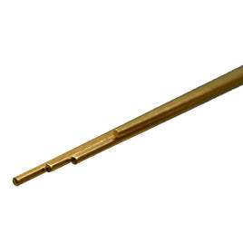 K & S Metals - Round Brass Rod: 3/64" OD x 12" Long - Hobby Recreation Products