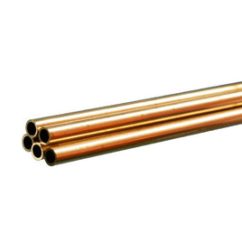 K & S Metals - Round Brass Tube: 5/32" OD x 0.014" Wall x 36" Long - Hobby Recreation Products