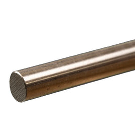 K & S Metals - Round Stainless Steel Rod: 7/16" OD x 12" Long - Hobby Recreation Products