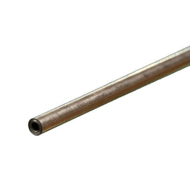 K & S Metals - Round Stainless Steel Tube: 1/8" OD x 22 Gauge x 12" Long - Hobby Recreation Products