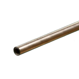 K & S Metals - Round Stainless Steel Tube: 3/16" OD x 22 Gauge x 12" Long - Hobby Recreation Products