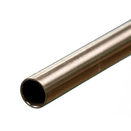 K & S Metals - Round Stainless Steel Tube: 3/8" OD x 22 Gauge x 12" Long - Hobby Recreation Products