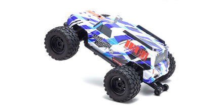 Kyosho - 1980 Mad Wagon 1/10 4WD RTR Brushless Monster Truck, Blue - Hobby Recreation Products