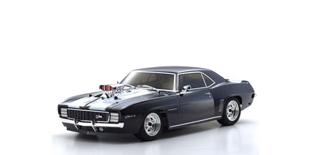 Kyosho - Fazer Mk2 1969 Chevy Camaro Z/28 RS Supercharged VE, Tuxedo Black, 1/10 Electric 4WD Touring Car - Hobby Recreation Products
