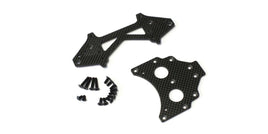 Kyosho - Long Wheelbase Rear Plate Set, 273mm, Carbon - Hobby Recreation Products