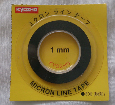 Kyosho - Micron Tape 1mmx5M, Black - Hobby Recreation Products