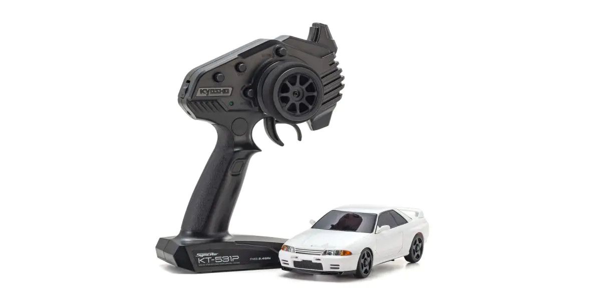 Mini-Z AWD Nissan Skyline GT-R White| Hobby Recreation Products
