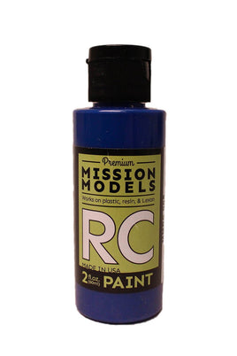 Mission Models - Water-based RC Paint, 2 oz bottle, Blue - Hobby Recreation Products