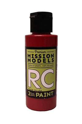 Mission Models - Water-based RC Paint, 2 oz bottle, Burgundy - Hobby Recreation Products