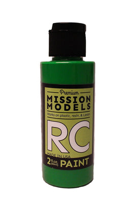 Mission Models - Water-based RC Paint, 2 oz bottle, Green - Hobby Recreation Products