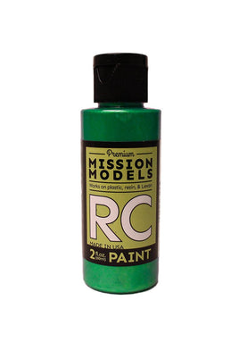 Mission Models - Water-based RC Paint, 2 oz bottle, Iridescent Turquoise - Hobby Recreation Products
