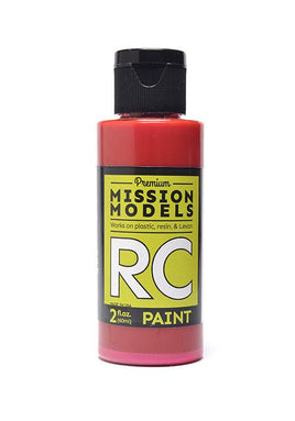 Mission Models - Water-based RC Paint, 2 oz bottle, Red - Hobby Recreation Products