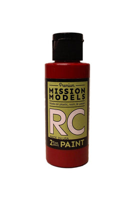 Mission Models - Water-based RC Paint, 2 oz bottle, Translucent Red - Hobby Recreation Products