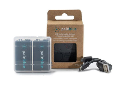 PALE BLUE EARTH - Pale Blue Lithium Ion Rechargeable 9V Batteries 2pk - Hobby Recreation Products