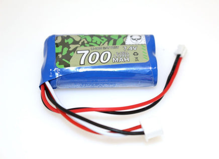 Panda Hobby - 7.4V 700mAh Li-ion Battery w/ PH2.0 Connector fits Tetra 1/24 - Hobby Recreation Products