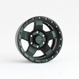 Pit Bull Tires - 1.9" Raceline Combat Aluminum Wheels, Black, (4) - Hobby Recreation Products