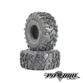 Pit Bull Tires - Rock Beast XOR 1.55" Crawler Tires, Alien Kompound, with Foams, (2) - Hobby Recreation Products