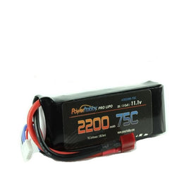 Power Hobby - 3S 11.1V 2200MAH 75C Lipo Battery, w/ Deans Plug - Hobby Recreation Products