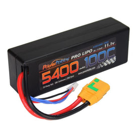 Power Hobby - 3S 11.1V 5400MAH 100C Hard Case Lipo Battery, w/ XT90 Connector - Hobby Recreation Products