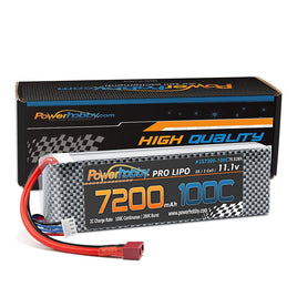 Power Hobby - 3S 11.1V 7200mAh 100C-200C LiPo Battery w/ DEANS Plug - Hobby Recreation Products
