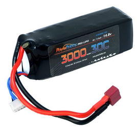 Power Hobby - 4S 14.8V 3000MAH 30C LiPo Battery W/ Deans T-Plug Connector - Hobby Recreation Products