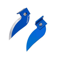 Power Hobby - Adjustable Aluminum Turn Fins, Blue, for Traxxas Spartan - Hobby Recreation Products