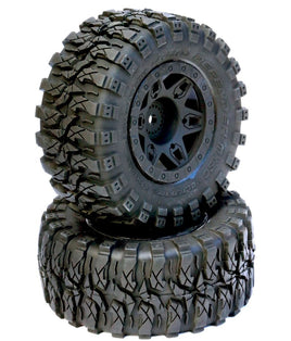 Power Hobby - Defender 2.2 SCT Short Course Belted Tires Mounted Arrma Senton 17mm - Hobby Recreation Products