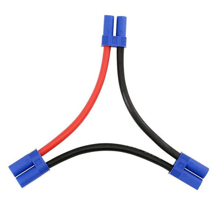 Power Hobby - EC5 Female to EC5 Male Series Harness 10AWG 4" - Hobby Recreation Products