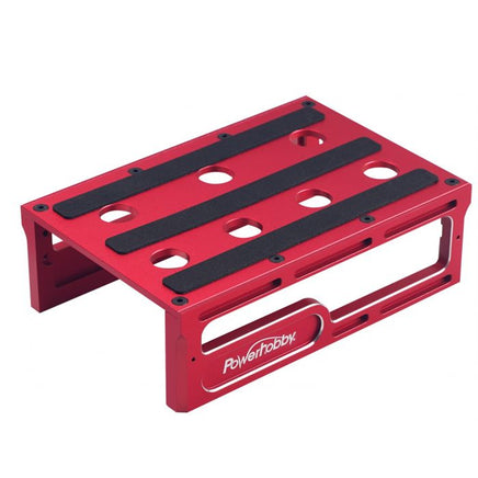 Power Hobby - Metal Car Stand, Red, Fits 1/10 and 1/8 Vehicles - Hobby Recreation Products