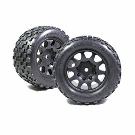 Power Hobby - Power Hobby Scorpion XL Belted Tires, w/ Viper Wheels, for Traxxas X-Maxx 8S (2pcc) - Hobby Recreation Products