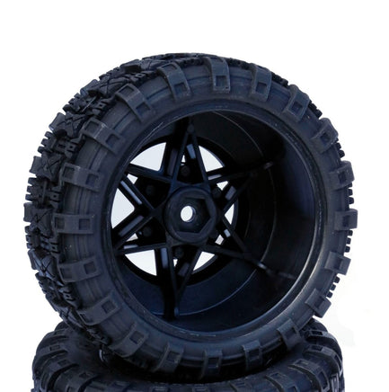 Power Hobby - Raptor 2.2 SCT Short Course All Terrain Belted Tires Mounted Slash 2WD Front - Hobby Recreation Products