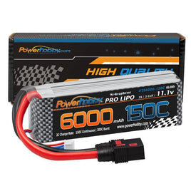 Power Hobby - XTREME 3S 11.1V 6000mAh 150C LiPo Battery with QS8 Connector - Hobby Recreation Products