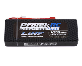 Protek R/C - 4S 130C Low IR Si-Graphene+ HV LCG LiPo Battery (15.2V/4300mAh) w/T-Style Connector - Hobby Recreation Products