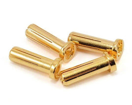 Protek RC - 5.0mm Super Bullet Sold Gold Connectors (4 Male) - Hobby Recreation Products