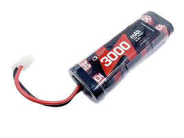 Racers Edge - 3000mAh 7.2V 6-Cell NiMH Flat Battery Pack w/ Tamiya Plug - Hobby Recreation Products
