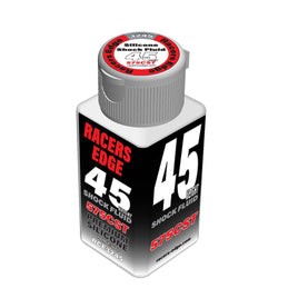 Racers Edge - 45 Weight 575cst 70ml 2.36oz Pure Silicone Shock Oil - Hobby Recreation Products