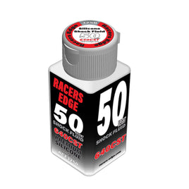 Racers Edge - 50 Weight 640cst 70ml 2.36oz Pure Silicone Shock Oil - Hobby Recreation Products