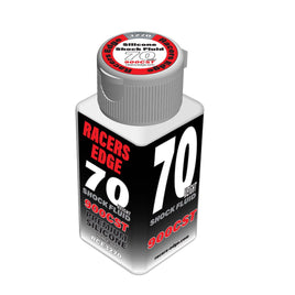 Racers Edge - 70 Weight 900cst 70ml 2.36oz Pure Silicone Shock Oil - Hobby Recreation Products