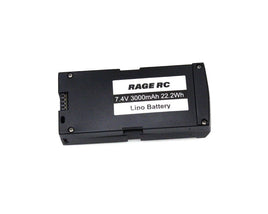 Rage R/C - 2S 7.4V 3000 mAh Battery w/ Case; Stinger GPS - Hobby Recreation Products