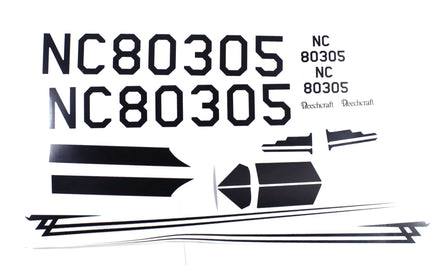 Rage R/C - Decal Set; Beechcraft - Hobby Recreation Products